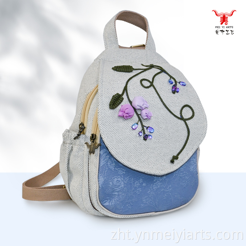 Cotton and Linen Backpack
